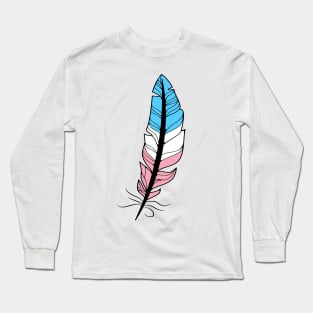 Trans Feather Long Sleeve T-Shirt